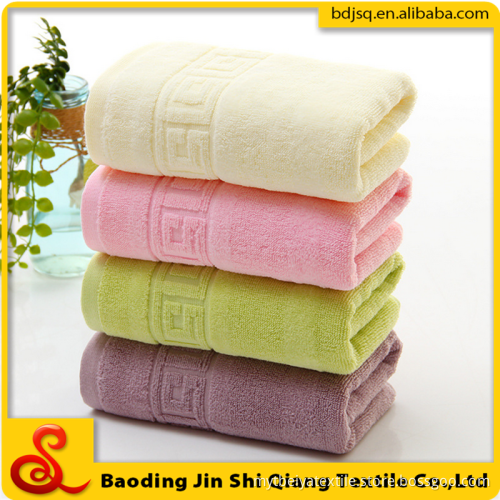 Wholesale Plain coloured cut pile towel Face cotton towel softextile